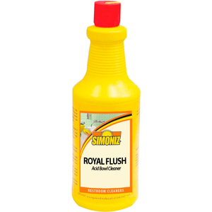 ROYAL FLUSH TOILET BOWL AND URINAL CLEANER 32 OZ. BOTTLE, 12/CASE by Simoniz USA