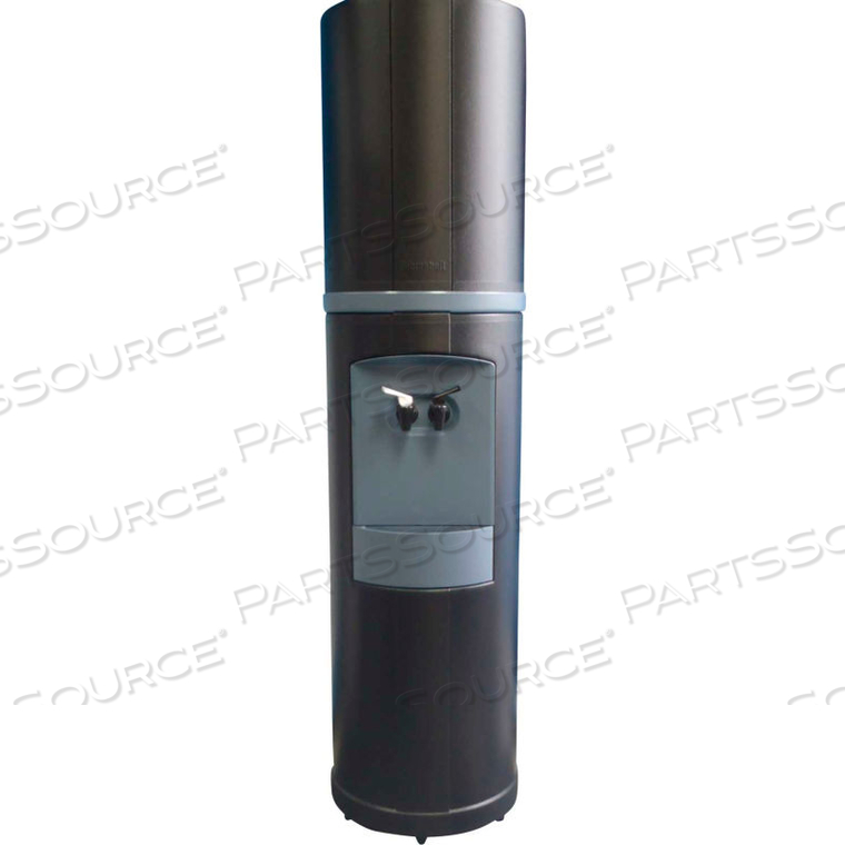 AQUAVERVE BOTTLELESS FAHRENHEIT MODEL COMMERCIAL COLD WATER COOLER W/ FILTRATION, BLACK W/ BLUE TRIM by Elite Holdings Group AQUAVERVE BOTTLELESS FAHRENHEIT MODEL COMMERCIAL COLD WATER COOLER W/ FILTRATION, BLACK W/ BLUE TRIM by Elite Holdings Group
