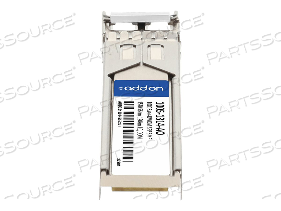 ADDON, SFP (MINI-GBIC) TRANSCEIVER MODULE (EQUIVALENT TO: OPTELIAN 1005-1314), GIGE, 1000BASE-DWDM, LC SINGLE-MODE, UP TO 74.6 MILES, 1540.5 by ADDON