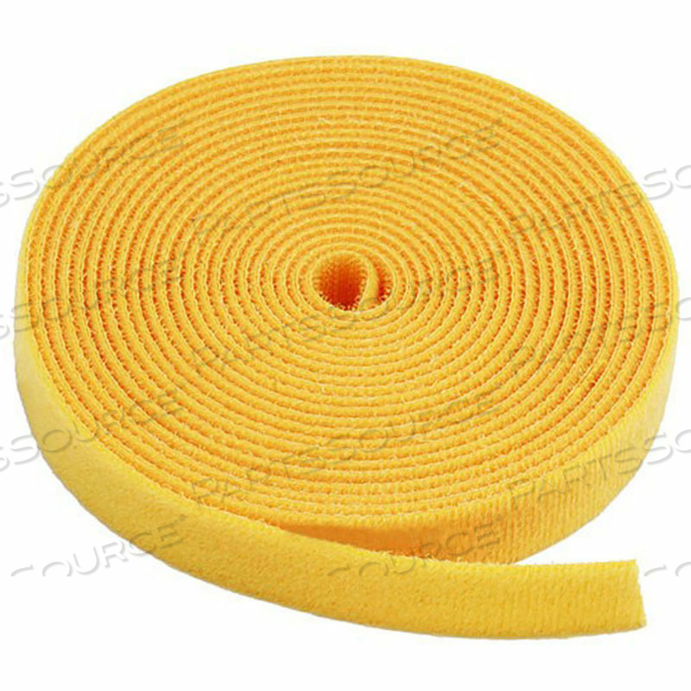 VELCRO BRAND ONE-WRAP HOOK & LOOP TAPE FASTENERS YELLOW 3/8" X 75' by Industrial Webbing Corp. VELCRO BRAND ONE-WRAP HOOK & LOOP TAPE FASTENERS YELLOW 3/8" X 75' by Industrial Webbing Corp.