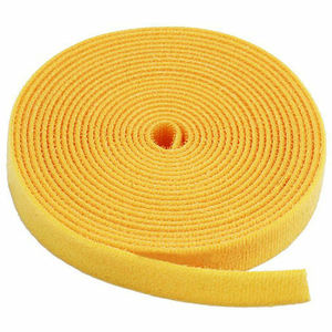 VELCRO BRAND ONE-WRAP HOOK & LOOP TAPE FASTENERS YELLOW 3/8" X 75' by Industrial Webbing Corp. VELCRO BRAND ONE-WRAP HOOK & LOOP TAPE FASTENERS YELLOW 3/8" X 75' by Industrial Webbing Corp.