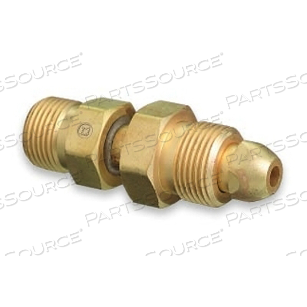 BRASS CYLINDER ADAPTOR, FROM CGA-580 NITROGEN TO CGA-540 OXYGEN by Western Enterprises BRASS CYLINDER ADAPTOR, FROM CGA-580 NITROGEN TO CGA-540 OXYGEN by Western Enterprises