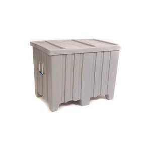 FORKLIFTABLE BULK SHIPPING CONTAINER MTR-2 WITH LID - 45"L X 30"W X 33"H, BLUE by Myton Industries