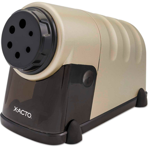 X-ACTO MODEL 41 HIGH-VOLUME COMMERCIAL ELECTRIC PENCIL SHARPENER, AC-POWERED, BEIGE by Elmers