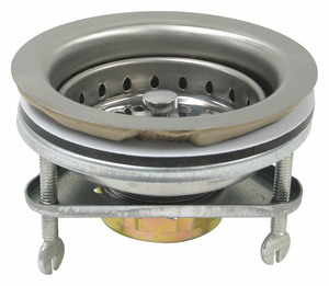 SINKSTRAINER D1-1/2 SS GALVS CHROME by Perfect Putty