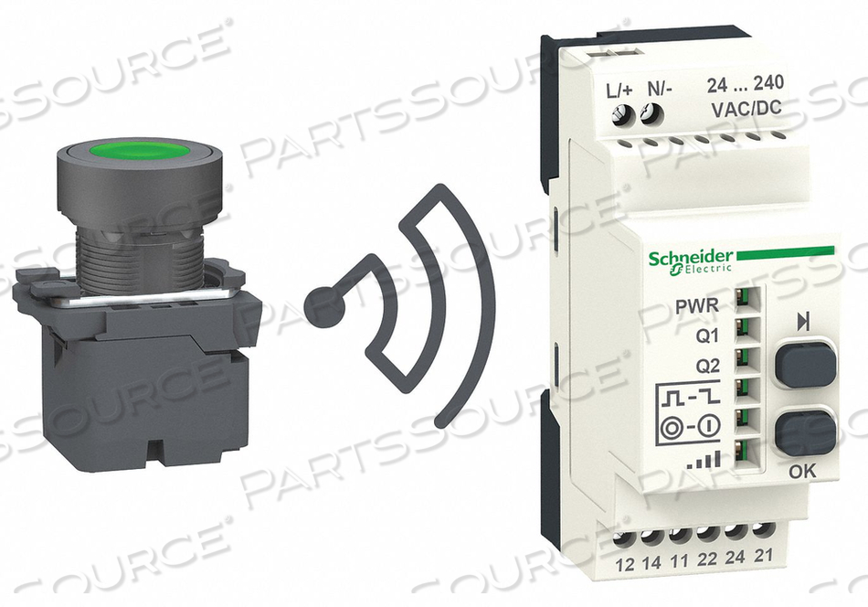 PUSH BUTTON TRANSMITTER AND RECEIVER KIT by APC / American Power Conversion
