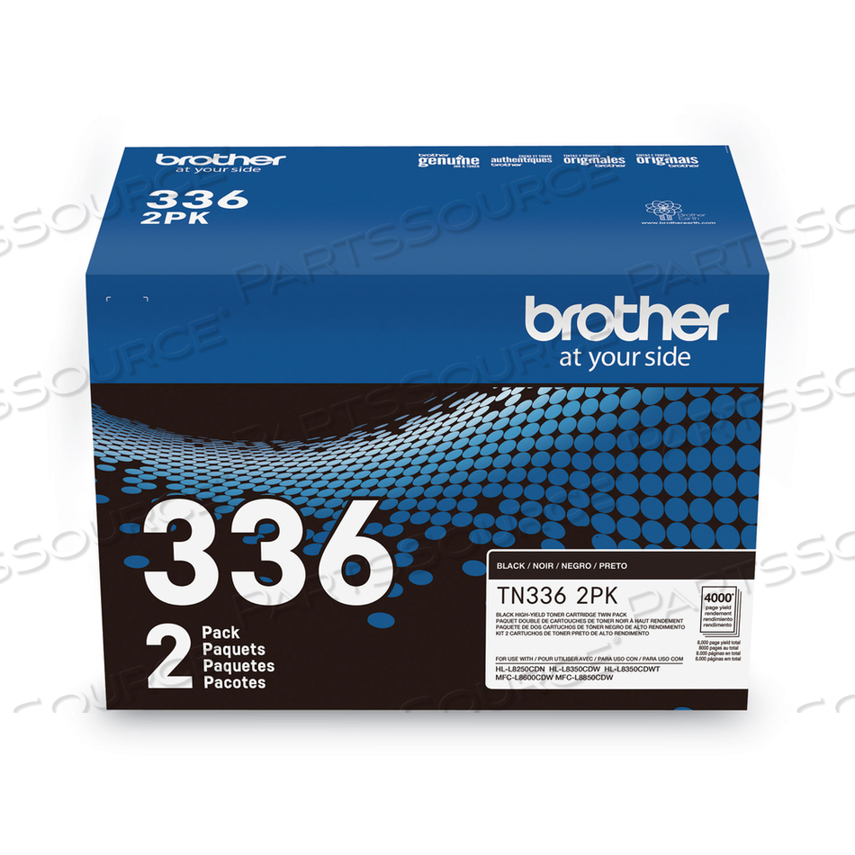 TN3362PK HIGH-YIELD TONER, 4,000 PAGE-YIELD, BLACK by Brother TN3362PK HIGH-YIELD TONER, 4,000 PAGE-YIELD, BLACK by Brother