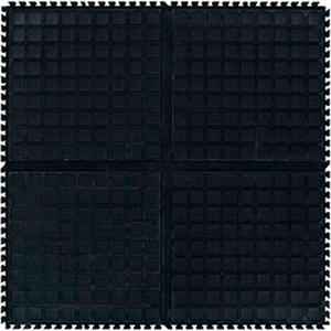 HOG HEAVEN III COMFORT MODULAR CENTER TILE 3/4" THICK 3' BLACK by Andersen Company