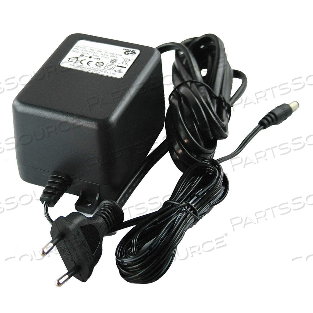 PLUG-IN CHARGER, 230V AC, 15V DC, 1 A OUTPUT CURRENT, EUROPEAN COUNTRY PLUG by Approved Vendor