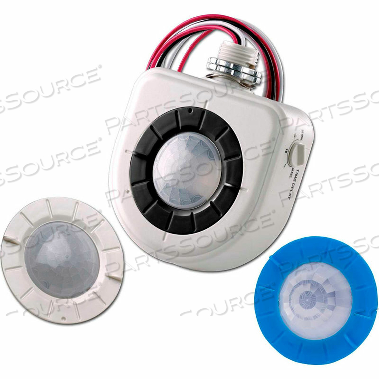 OCCUPANCY SENSOR, INFRARED, 800/1200/1500VA, 120/230/277/347VAC, 1/2 IN. THREAD MOUNT, WHITE by Leviton