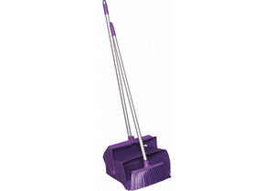 LOBBY DUST PAN AND BROOM SET PURPLE by Remco