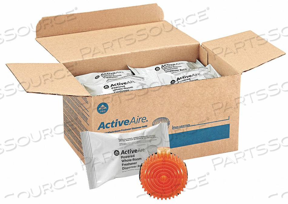 ACTIVEAIRE SUNSCAPE POWERED WHOLE-ROOM FRESHENER DISPENSER REFILL, 12 REFILLS/CASE by Georgia-Pacific