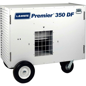 PORTABLE GAS HEATER PREMIER 350 DF - 350K BTU, LPG/NG by L.B. White Co., Inc.