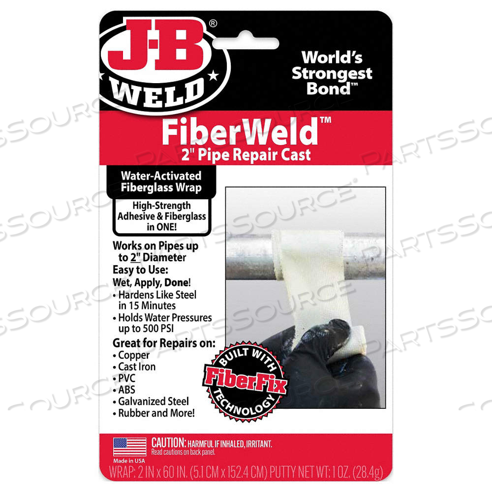 PIPE REPAIR KIT 2 W X 5 L WHITE by J-B Weld