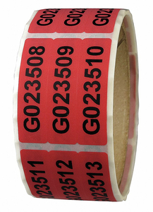 TAMPER-EVIDENT TAPE 1/2INX1-7/8IN PK250 by NovaVision