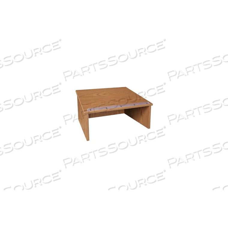 TABLE TOP PODIUM / LECTERN - 24"W X 19-3 / 4"D X 13-3 / 4"H MEDIUM OAK by Ironwood Manufacturing Inc