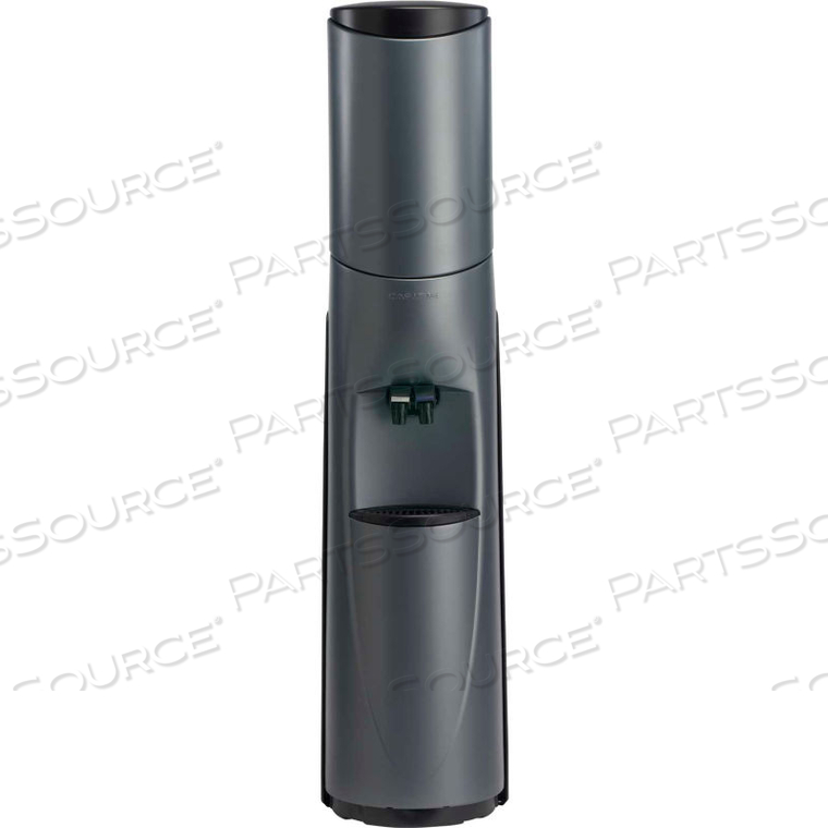 AQUAVERVE PACIFIK MODEL COMMERCIAL ROOM TEMP/COLD BOTTLED WATER COOLER - CHARCOAL W/BLACK TRIM 