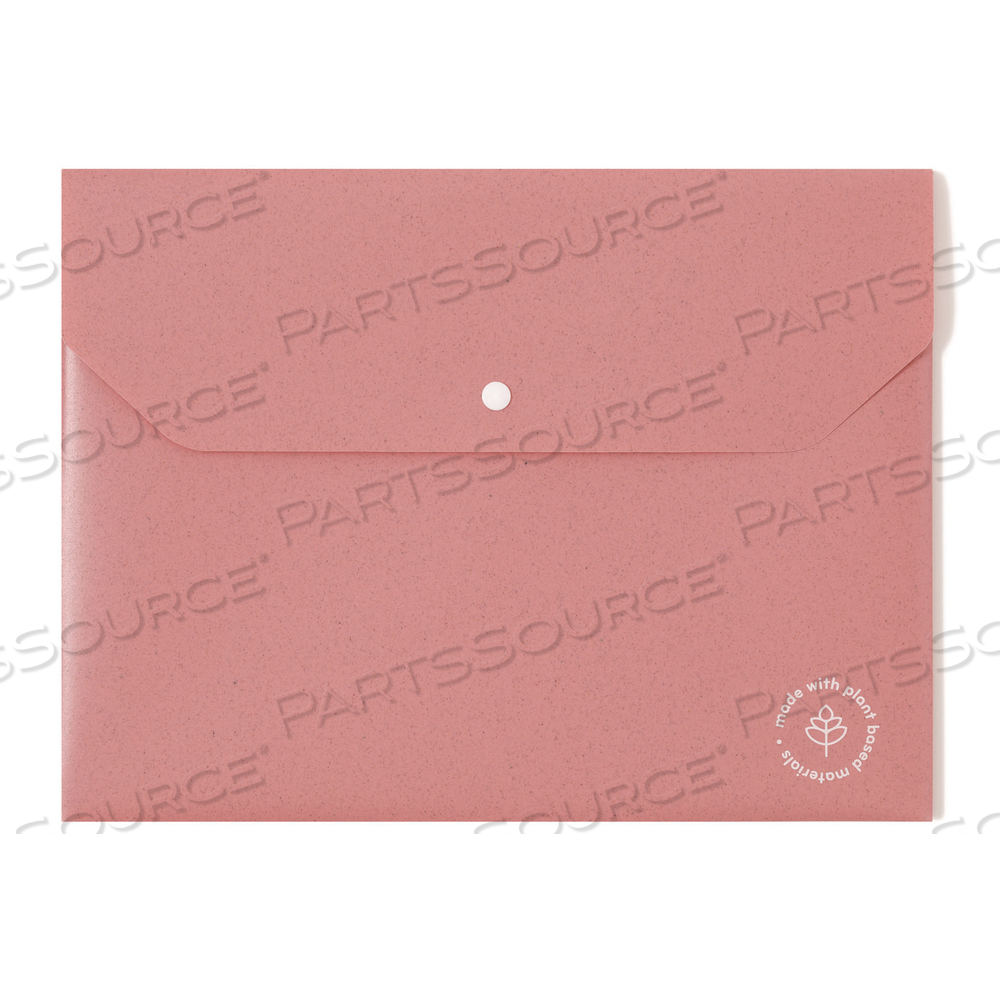 U-ECO DOCUMENT HOLDER, 0.59" EXPANSION, 1 SECTION, SNAP BUTTON CLOSURE, LETTER SIZE, ASSORTED COLORS by U Brands U-ECO DOCUMENT HOLDER, 0.59" EXPANSION, 1 SECTION, SNAP BUTTON CLOSURE, LETTER SIZE, ASSORTED COLORS by U Brands