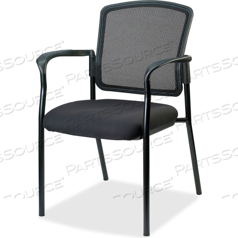 BREATHABLE MESH GUEST CHAIR - BLACK 