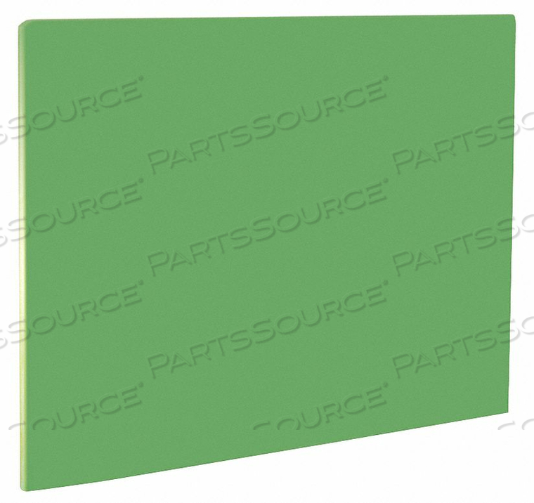 CUTTING BOARD 20 IN.L GREEN POLYETHYLENE by Crestware