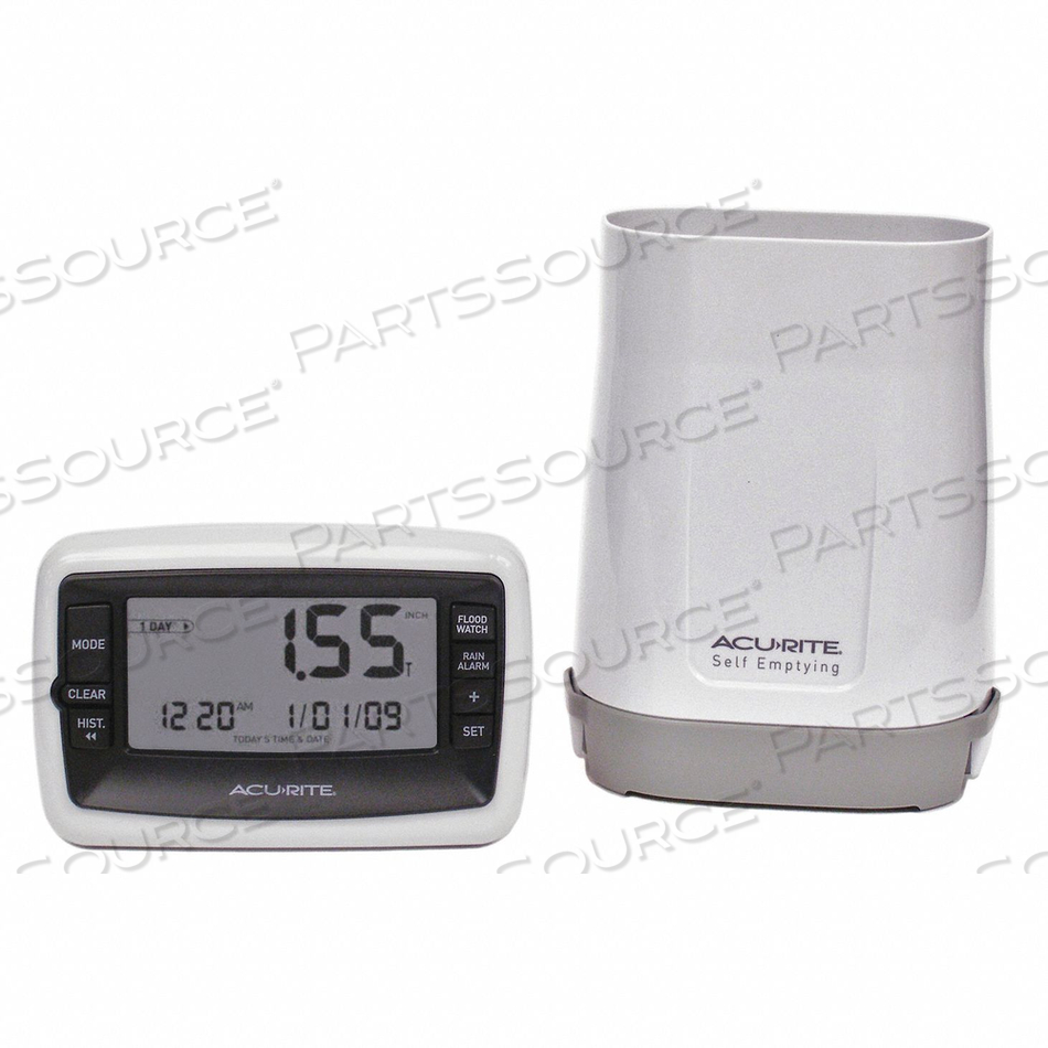 RAIN GAUGE 0 TO 99.9 RANGE LCD DISPLAY by AcuRite RAIN GAUGE 0 TO 99.9 RANGE LCD DISPLAY by AcuRite