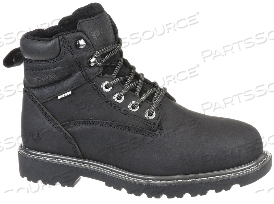 6 WORK BOOT 11 M BLACK STEEL PR by Wolverine 6 WORK BOOT 11 M BLACK STEEL PR by Wolverine