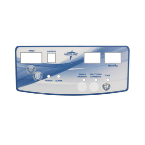 FRONT PANEL LABEL FOR HEMO-FORCE INTERMITTENT MDS600INT by Medline Industries, Inc.