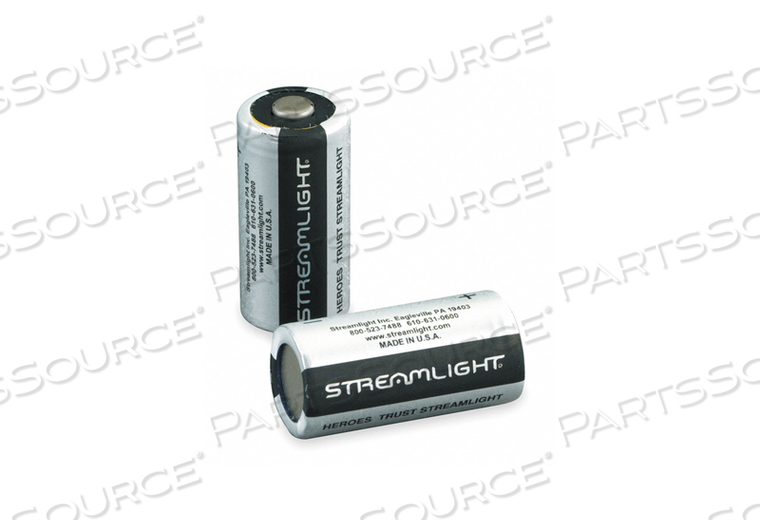 BATTERY, 123, LITHIUM, 3V, 1400 MAH by Streamlight