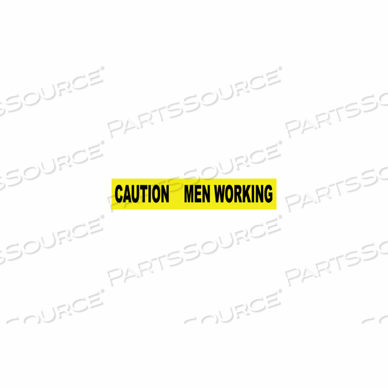 PRINTED BARRICADE TAPE - CAUTION MEN WORKING by National Marker Company