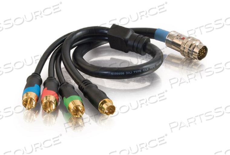 6FT RAPIDRUN&REG; RCA COMPONENT VIDEO + S-VIDEO FLYING LEAD (END OF LIFE / NO LONGER SUPPORTED BY OEM) 