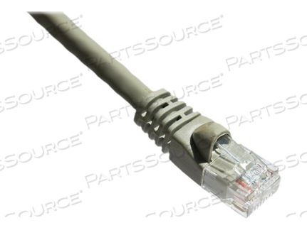 AXIOM 15FT CAT6A 650MHZ S/FTP SHIELDED PATCH CABLE MOLDED BOOT (GRAY) by Axiom