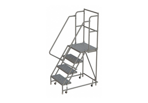 ROLLING LADDER 4 STEP STEEL PERFORATED by Tri-Arc ROLLING LADDER 4 STEP STEEL PERFORATED by Tri-Arc
