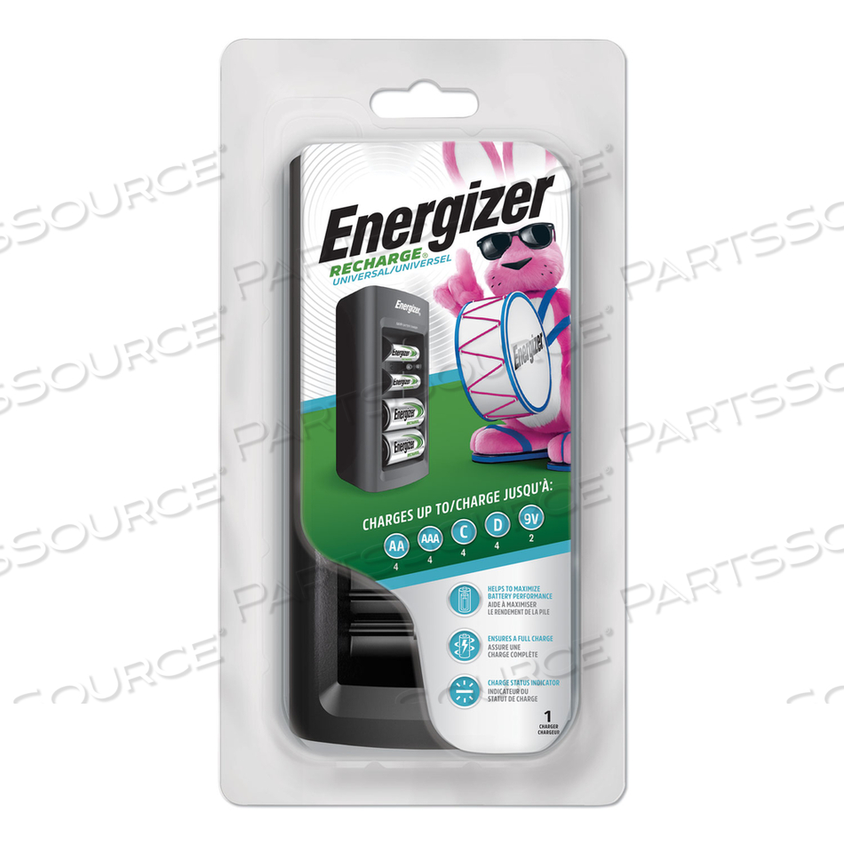 FAMILY BATTERY CHARGER, MULTIPLE BATTERY SIZES by Energizer FAMILY BATTERY CHARGER, MULTIPLE BATTERY SIZES by Energizer