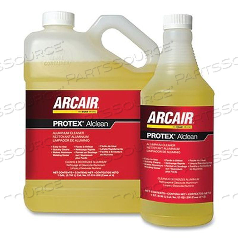 PROTEX ALCLEAN ALUMINUM CLEANER, 1 QT, BOTTLE, SOLVENT ODOR by Arcair