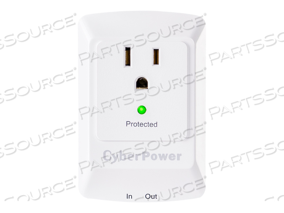 PROFESSIONAL SERIES CSP100TW, SURGE PROTECTOR, AC 125 V, OUTPUT CONNECTORS: 1 by CyberPower