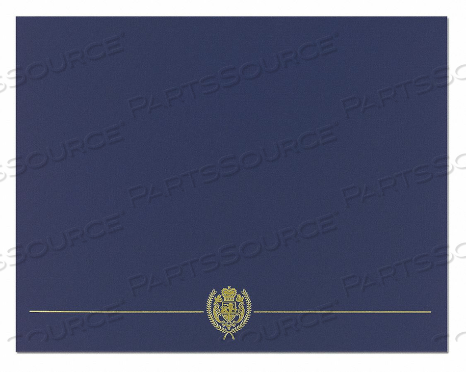 CERTIFICATE COVER GOLD NAVY PK5 by Great Papers