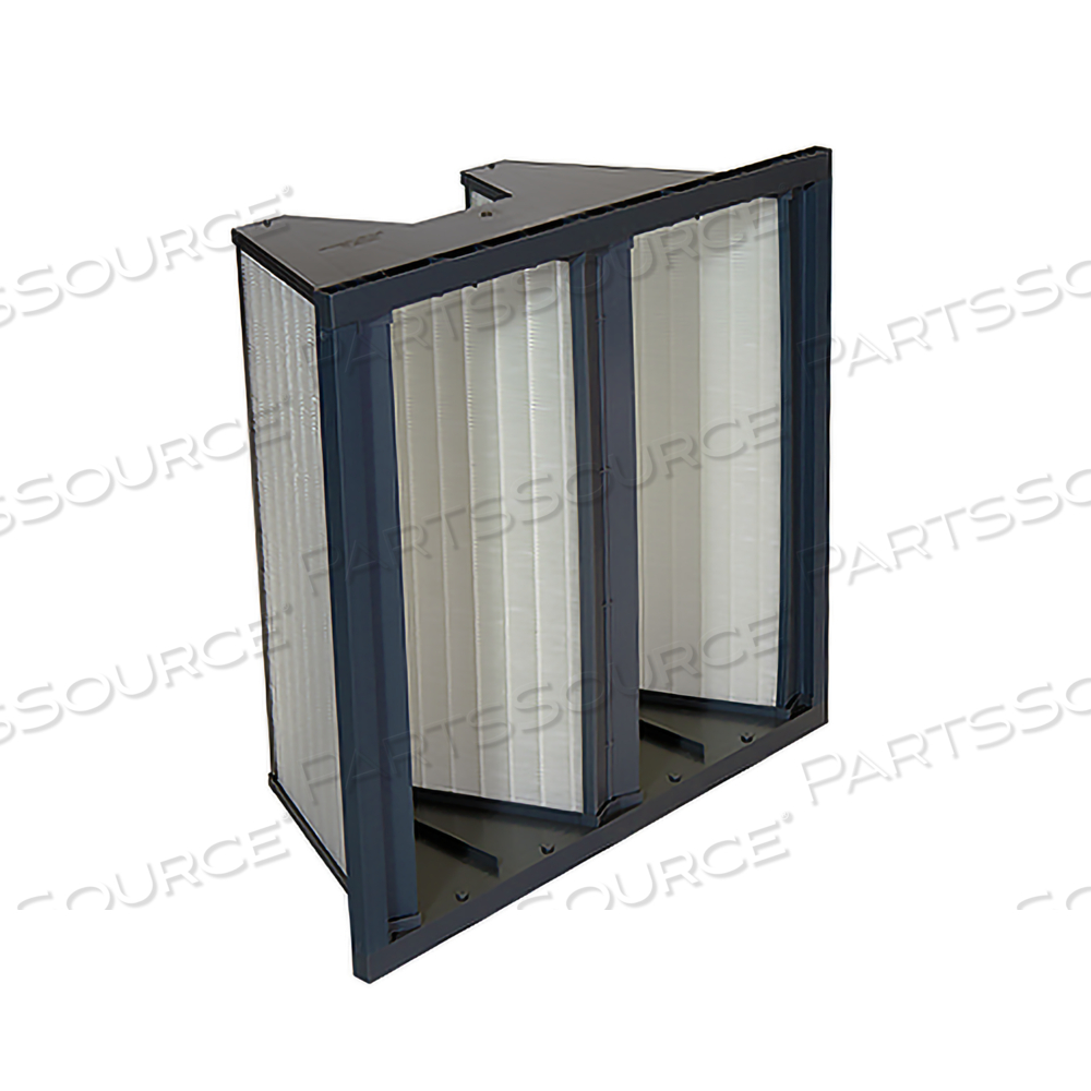 EXTENDED SURFACE, MINIPLEAT FILTER WITH ALL PLASTIC FRAME, DURAMAX 2V, MERV 14, 20X20X12 by Koch Filter Corporation