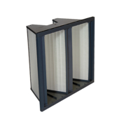 EXTENDED SURFACE, MINIPLEAT FILTER WITH ALL PLASTIC FRAME, DURAMAX 2V, MERV 14, 20X20X12 by Koch Filter Corporation