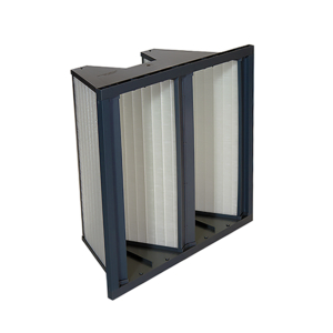 EXTENDED SURFACE, MINIPLEAT FILTER WITH ALL PLASTIC FRAME, DURAMAX 2V, MERV 14, 20X20X12 by Koch Filter Corporation