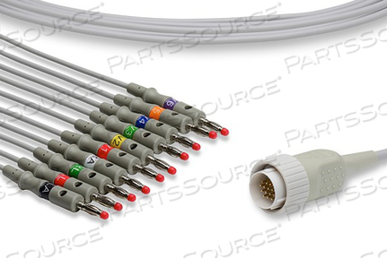 COMPATIBLE 10 LEAD ECG CABLE 