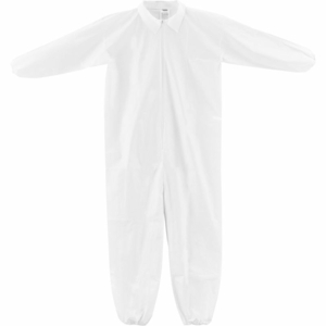 DISPOSABLE MICROPOROUS COVERALL, ELASTIC WRISTS/ANKLES, WHITE, 3XL, 25/CASE by Hubei Kangcheng Non-Woven Co.-Wuhan
