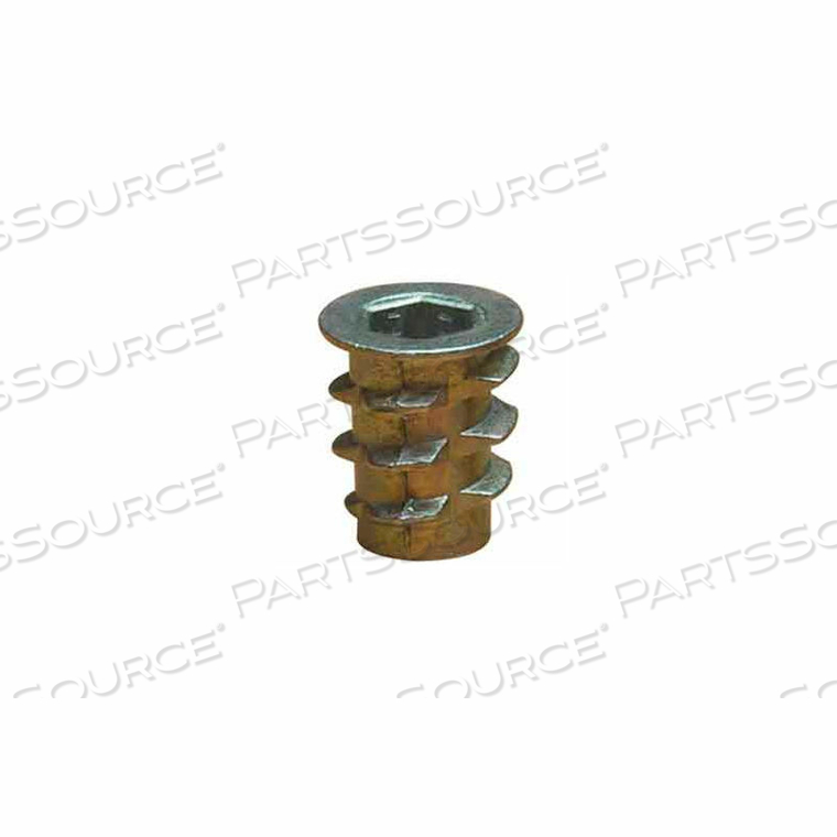 1/4-20 INSERT FOR SOFT WOOD - FLANGED by E-Z Lok 1/4-20 INSERT FOR SOFT WOOD - FLANGED by E-Z Lok