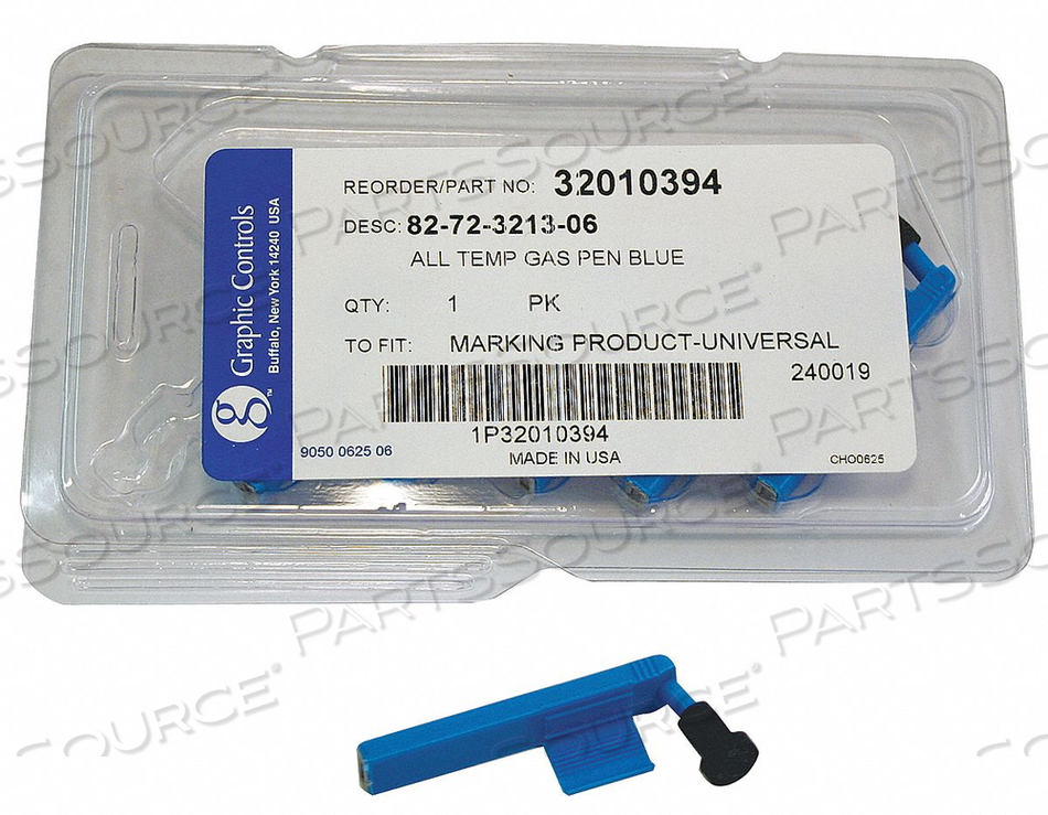 CHART RECORDER PEN BLUE 0.539 FINE PK6 by Graphic Controls, LLC