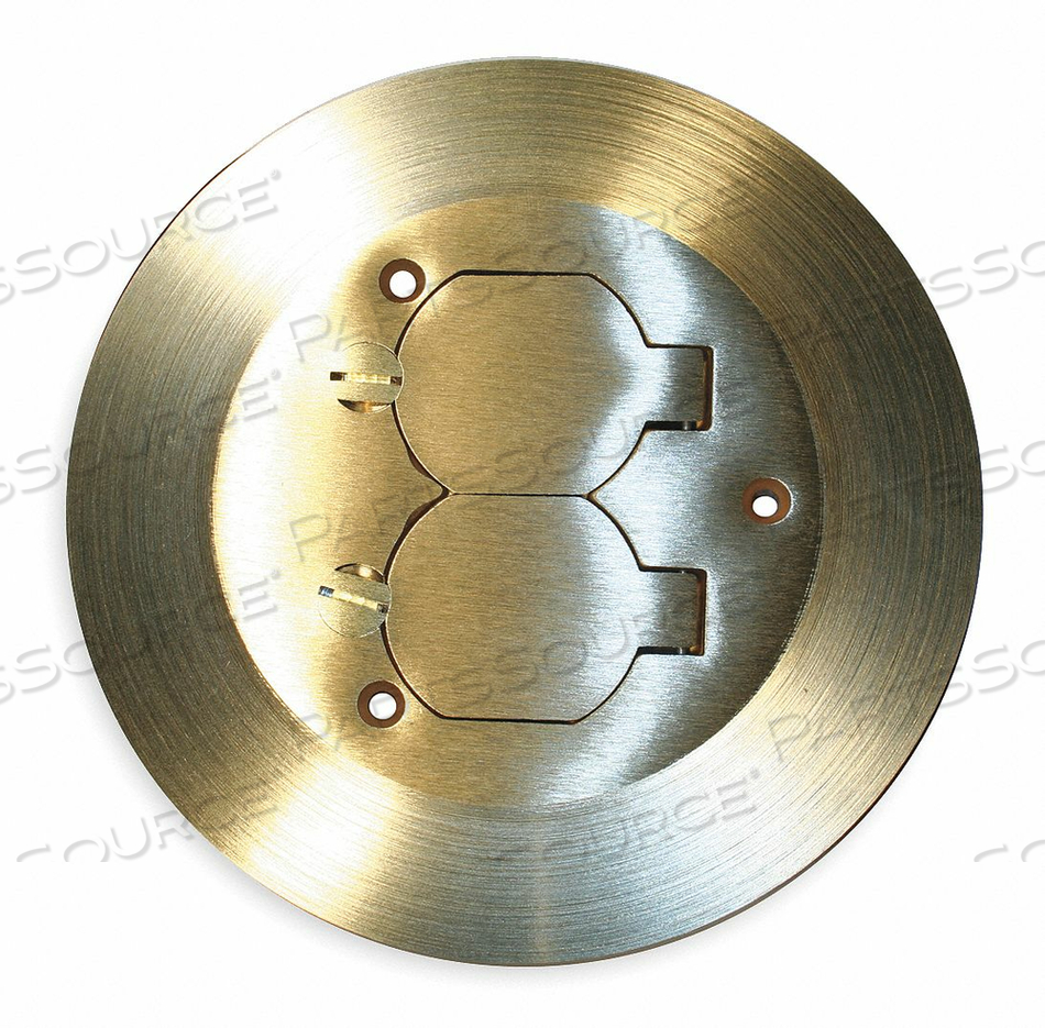 FLOOR BOX COVER CARPET FLANGE 6-1/4 IN. by Hubbell Incorporated, Wiring Device-Kellums