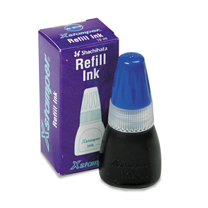 REFILL INK FOR XSTAMPER STAMPS, 10 ML BOTTLE, BLUE by Xstamper
