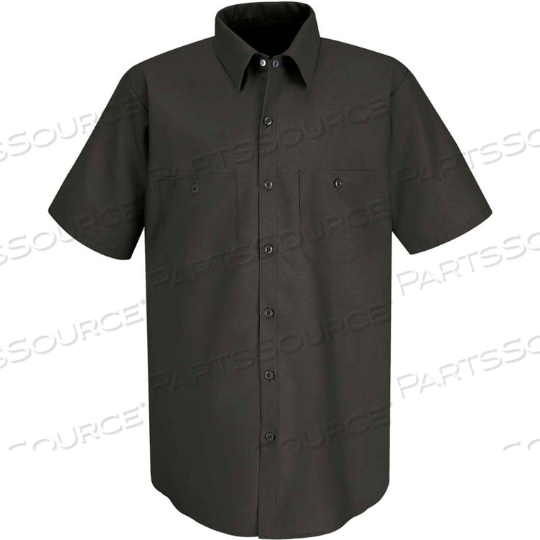 RED KAP MEN'S INDUSTRIAL WORK SHIRT SHORT SLEEVE CHARCOAL LONG-L SP24 by VF Imagewear, Inc.