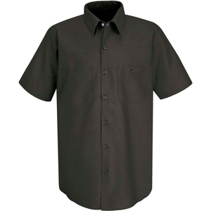 RED KAP MEN'S INDUSTRIAL WORK SHIRT SHORT SLEEVE CHARCOAL LONG-L SP24 by VF Imagewear, Inc. RED KAP MEN'S INDUSTRIAL WORK SHIRT SHORT SLEEVE CHARCOAL LONG-L SP24 by VF Imagewear, Inc.