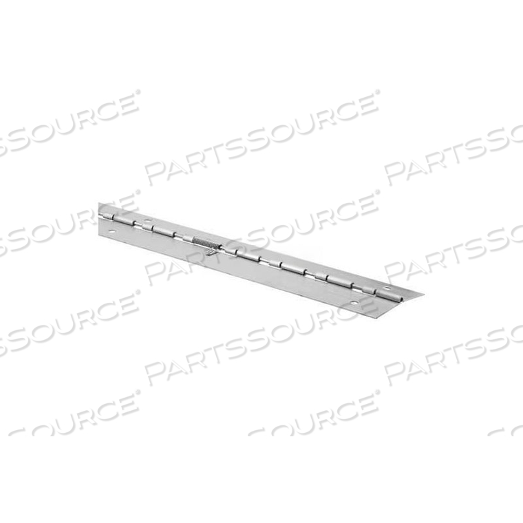 PIANO HINGE, LH-IN/RH-OUT, 57-1/2", ST. STAINLESS STEEL 