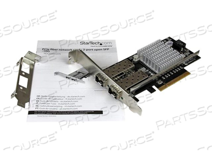 ADD TWO 10GBE SPF+ SLOTS TO SERVER OR WORKSTATION FOR FAST HIGH-BANDWIDTH CONNEC by StarTech.com Ltd.