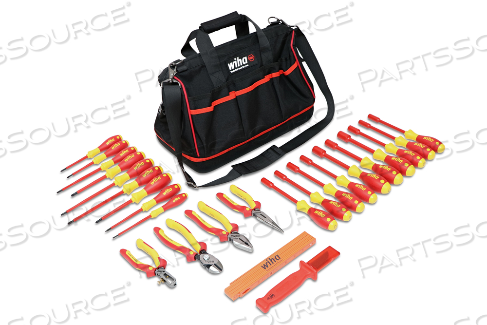 INSULATED PLIERS-CUTTERS AND SCREWDRIVER SET by Wiha Tools
